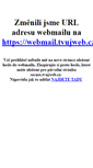 Mobile Screenshot of mail.tvujweb.cz